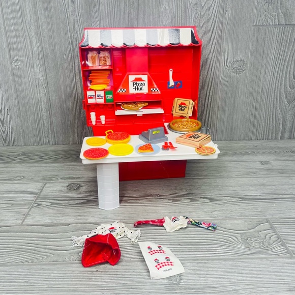 Barbie Pizza Party! SKIPPER Pizza Shop Playset (1995 Arcotoys, Mattel) 90s retro - Picture 4 of 11